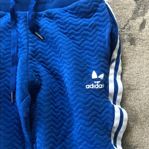ADIDAS QUILTED TRACK PANTS - Picture 2 of 8